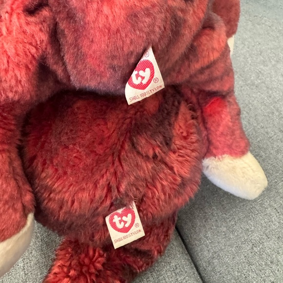Ty Beanie Baby Schweetheart red monkey pair - Picture 2 of 6